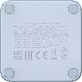 Bezdrátová nabíječka - Ugreen Magflow Qi2.2 25W 2v1 Blue - 6