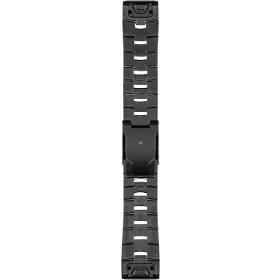 Řemínek na hodinky - Cube1 Titanový řemínek pro Garmin QuickFit 22 Černý - 2