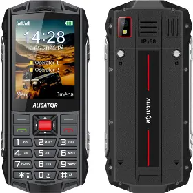 Mobilní telefon - Aligator R45 eXtremo Černo-červený - 1