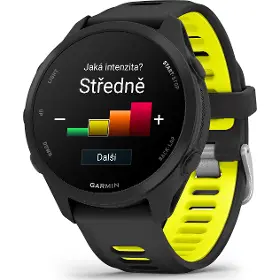 Smart hodinky - Garmin Forerunner 170 Black/Amp Yellow - 4