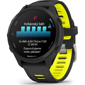 Smart hodinky - Garmin Forerunner 170 Black/Amp Yellow - 5