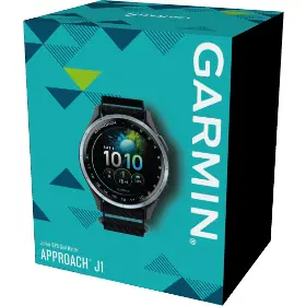 Smart hodinky - Garmin Approach J1 ComfortFit Black/Azure - 13