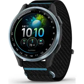 Smart hodinky - Garmin Approach J1 ComfortFit Black/Azure - 2