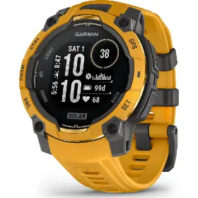 Smart hodinky - Garmin Instinct 3 45mm Solar Sunburst/Grey - 5
