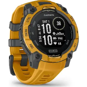 Smart hodinky - Garmin Instinct 3 45mm Solar Sunburst/Grey - 6