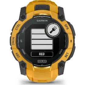 Smart hodinky - Garmin Instinct 3 50mm Solar Sunburst/Grey - 4