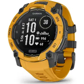 Smart hodinky - Garmin Instinct 3 50mm Solar Sunburst/Grey - 8