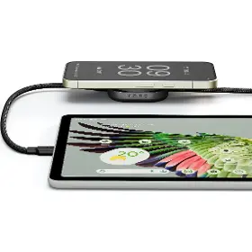 Nabíjecí stanice Qi - Zens USB C-C Pro 2 2v1 Qi2 nabíječka s kabelem 140W Černá - 3