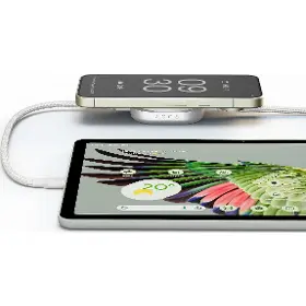 Nabíjecí stanice Qi - Zens USB C-C Pro 2 2v1 Qi2 nabíječka s kabelem 140W Bílá - 3