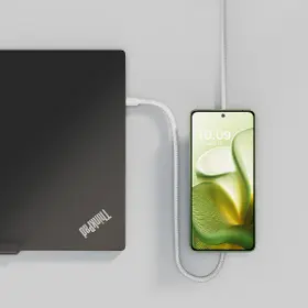 Nabíjecí stanice Qi - Zens USB C-C Pro 2 2v1 Qi2 nabíječka s kabelem 140W Bílá - 4