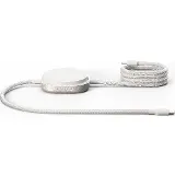 Zens USB C-C Pro 2 2v1 Qi2 nabíječka s kabelem 140W Bílá