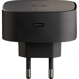 Nabíjecí stanice Qi - Zens Adapter/Qi2 nabíječka s USB-C (15+18W) Černá - 1