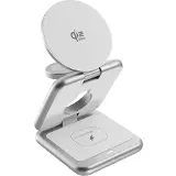 Epico UltraBase EF60 Qi2 25W 3in1 Fold Mag+ Silver