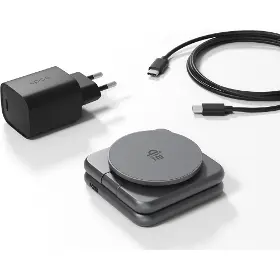Nabíjecí stanice Qi - Epico UltraBase EF60 Qi2 25W 3in1 Fold Mag+ Grey - 3
