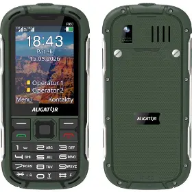 Mobilní telefon - Aligator R60 4G eXtremo zelený - 1
