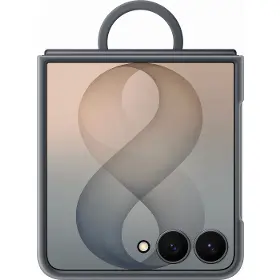 Kryt na mobil - Samsung Silicone Ring Magnet Galaxy Z Flip8 Graphite - 1