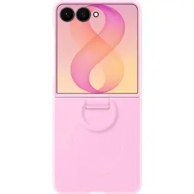 Kryt na mobil - Samsung Silicone Ring Magnet Galaxy Z Flip8 Pink - 4