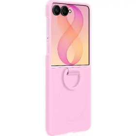 Kryt na mobil - Samsung Silicone Ring Magnet Galaxy Z Flip8 Pink - 5