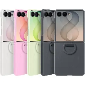 Kryt na mobil - Samsung Silicone Ring Magnet Galaxy Z Flip8 Pink - 6
