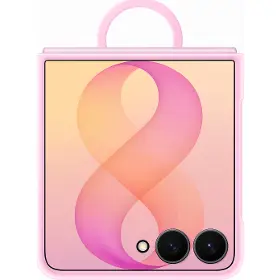 Kryt na mobil - Samsung Silicone Ring Magnet Galaxy Z Flip8 Pink - 1