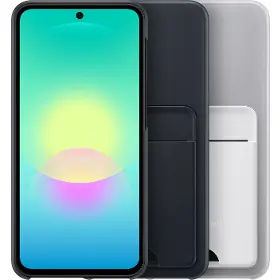 Kryt na mobil - Samsung Card Slot case Galaxy A27 Light Gray - 6