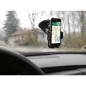 Držiak telefónu - SBS Držiak do auta, univerzálny FREEWAY s prísavkou, čierna - 2