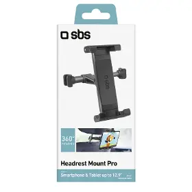 Držiak na tablet - SBS Držiak na opierku hlavy Mount Pro pre smartfón a tablet do 12,9'', čierna - 2