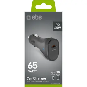 Nabíjačka do auta - SBS TECRPD65W - 2