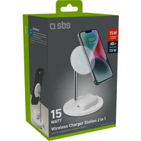 Nabíjacia stanica Qi - SBS TEWIRMAG2IN1 - 2