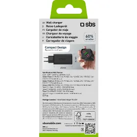Nabíjačka do siete - SBS TETRGANUSB2C65W - 3