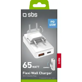 Nabíjačka do siete - SBS TETRGANUSBTCFOLD65W - 2