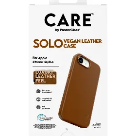 Puzdro na mobil - PanzerGlass Puzdro Solo pre iPhone 17e/16e, hnedá - 4