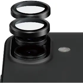 Ochranné sklo - PanzerGlass Ochranný kryt objektívu Hoops Ceramic II pre  iPhone 17/16 Plus/16, čierna - 3