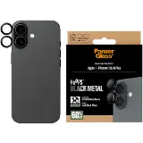PanzerGlass Ochranný kryt objektívu Hoops pre iPhone 17/16 Plus/16, čierna