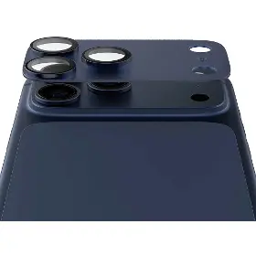 Ochranné sklo - PanzerGlass Ochranný kryt objektívu Fender pre iPhone 17 Pro Max, modrá - 3