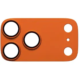 Ochranné sklo - PanzerGlass Ochranný kryt objektívu Fender pre iPhone 17 Pro Max, oranžová - 4