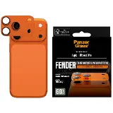 PanzerGlass Ochranný kryt objektívu Fender pre iPhone 17 Pro, oranžová