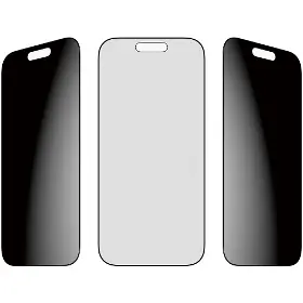 Ochranné sklo - PanzerGlass Tvrdené sklo UWF 2-Way Privacy s aplikátorom pre iPhone 17/16 Pro, čierna - 4