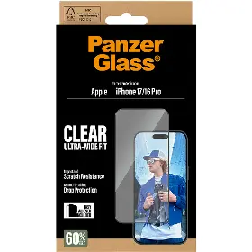 Ochranné sklo - PanzerGlass Tvrdené sklo UWF s aplikátorom pre iPhone 17/16 Pro, čierna - 5