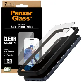Ochranné sklo - PanzerGlass Tvrdené sklo UWF s aplikátorom pre iPhone 17 Pro Max, čierna - 5