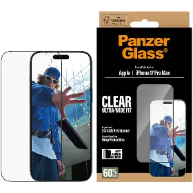 Ochranné sklo - PanzerGlass Tvrdené sklo UWF s aplikátorom pre iPhone 17 Pro Max, čierna - 1