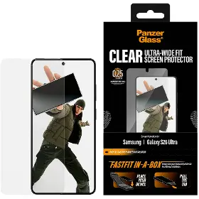 Ochranné sklo - PanzerGlass Tvrdené sklo UWF s FASTFIT In-A-Box pre Samsung Galaxy S26 Ultra, číra - 1