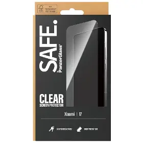Ochranné sklo - PanzerGlass SAFE Tvrdené sklo UWF pre Xiaomi 17, čierna - 4
