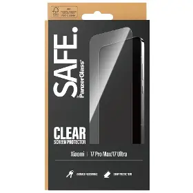 Ochranné sklo - PanzerGlass SAFE Tvrdené sklo UWF pre Xiaomi 17 Ultra, čierna - 4