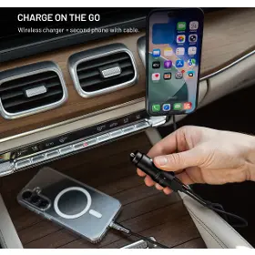 Nabíječka do auta - Fixed Autonabíječka USB-C/USB-A 63W - 5