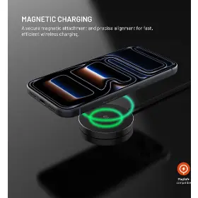 Bezdrátová nabíječka - Fixed MagPad Slim Qi2.2 Titan - 4