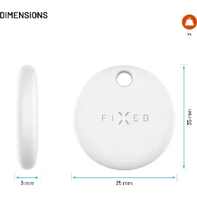 Bluetooth lokátor - Fixed Tag Dual - Find My/Find Hub White - 8