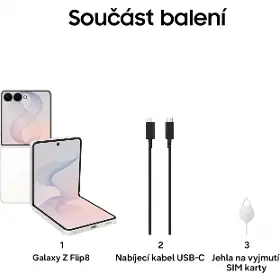 Mobilný telefón - Samsung Galaxy Z Flip8 5G 12/256GB Cream - 7
