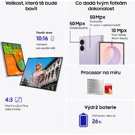 Mobilní telefon - Samsung Galaxy Z Fold8 5G 12/512GB Graphite + Výkupní bonus až 5 000 Kč - 3