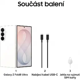 Mobilný telefón - Samsung Galaxy Z Fold8 Ultra 5G 12/256GB Cream - 7
